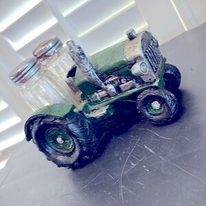 Green Tractor Salt and Pepper Shaker
